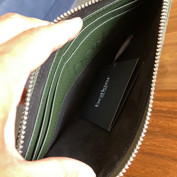 Botkier NY Leather and Suede Wristlet Clutch NWT - Picture 6 of 6